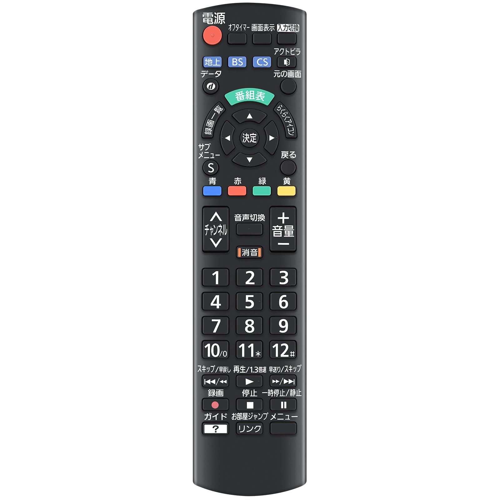 Amazon.co.jp: テレビリモコン N2QAYB001091 パナソニックテレビ用の